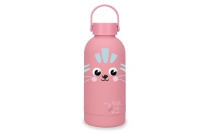 ROLL ROAD HAPPY PETS dečiji termos 350 ml - powder pink