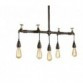 RUSTIK 57 LUSTER P0137-5 92/107 5*E27 rustik crna - Img 2