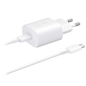 Samsung kucni punjac PD 3A 25W Type C sa kablom beli (EP-TA800-XWE) - Img 3