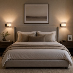 TALIA 55 ZIDNA LAMPA 1*E14 CRNA/HROM - Img 9