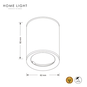 TALIA 99 SPOT LAMPA 1*GU10 CRNA - Img 2