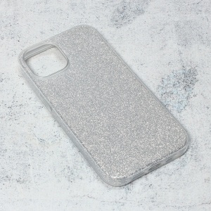 Torbica Crystal Dust za iPhone 14 6.1 srebrna - Img 1