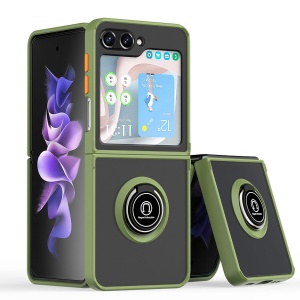 Torbica Frosted Shockproof za Samsung F741B/F761B Galaxy Z Flip 6/7 SE 5G zelena - Img 1