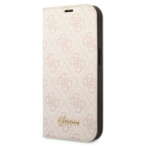 Torbica Guess BT PC/TPU 4G PU Script Metal za iPhone 14 Pro 6.1 pink (GUBKP14LHG4SHP) - Img 3