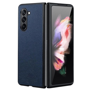 Torbica Leather Fold для Samsung F946B Galaxy Z Fold 5 5G плава