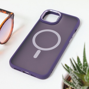 Torbica Magsafe colorful za iPhone 15 Plus 6.7 ljubicasta - Img 1