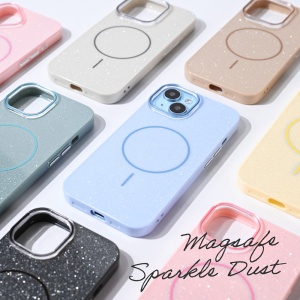 Torbica Magsafe Sparkle Dust za iPhone 16 6.1 zelena - Img 1