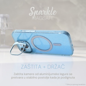 Torbica Magsafe Sparkle za iPhone 15 Pro Max 6.7 transaprent - Img 2