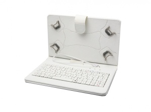 Torbica+Tastatura Teracell Unique za Tablet 7" Univerzalna bela - Img 2