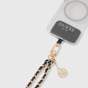 Traka za telefon Guess HDSP PU Saffiano Chain Strap 4G Charm crna (GUOUCHSAMC4K) - Img 3