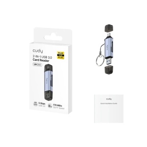 USB 3.0 čitač kartica Cudy 2u1 Dual SD/TF UH200 - Img 2