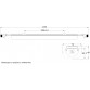 Vododiht LED slim beli LG236A 36W