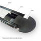 XL LED PROFIL UGRADNI 2206 CRNI (38020001) - Img 2