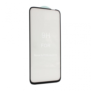 Zastitno Staklo Tempered glass 5D za Huawei P40 Lite/Nova 6 SE crni - Img 2