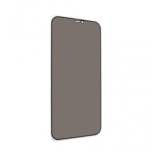 Zastitno staklo Tempered Glass Privacy 2.5D full glue za iPhone 12 Max Pro 6.7 crna - Img 2