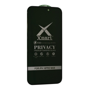 Zastitno staklo Tempered glass X mart 9D Privacy za iPhone 16 Pro Max 6.9 - Img 3