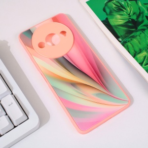 Абстрактный чехол для Xiaomi Redmi A3 розовый