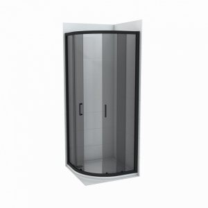 Душевая кабина COPEN ATLAS BLACK R80x195см тонированное стекло 6мм - Img 2
