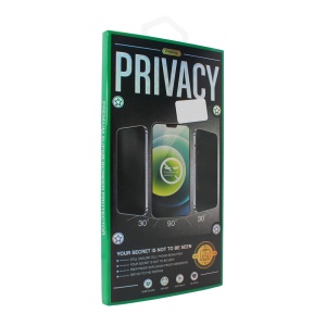 Защитное закаленное стекло Privacy 2.5D с полной клеевой основой для Samsung A025G/A037G Galaxy A02s/A03s (EU) черное