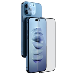 Защитное стекло Nillkin 2-в-1 HD для iPhone 14 Pro Max 6.7 черное