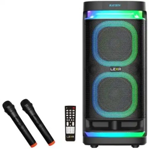 Караоке-система Lexa LX-501 900 Вт/2 бежевых микрофона