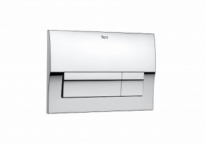 Кнопка смыва Roca для скрытого бачка DUAL PLATE B01 хром - Img 2