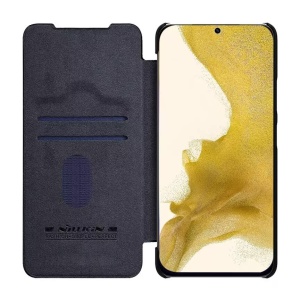 Кожаный чехол Nillkin Qin Pro для Samsung S911B Galaxy S23 crna - Img 4