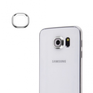 Металлическая защита камеры для Samsung G920 S6, серебристая