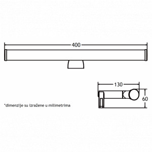 Vesta 237 zidna LED lampa 6W 4000K