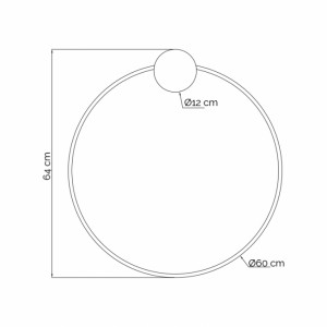 Vesta 566 zidna lampa 30W 3000K