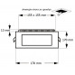 LED panel UZ-KNS1 12W 6500K