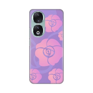 Силиконовый чехол с принтом для Honor 90 Blossom