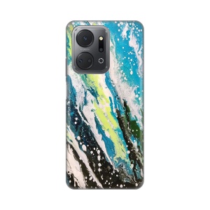 Силиконовый чехол с принтом для Honor X7a Abstract