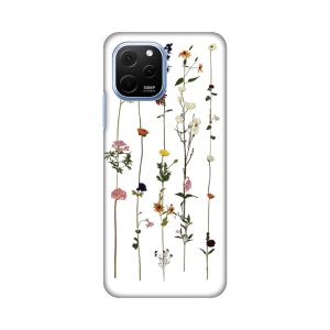 Силиконовый чехол с принтом для Huawei Nova Y61 Flower