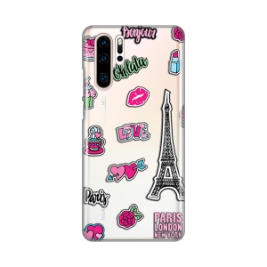 Силиконовый чехол с принтом для Huawei P30 Pro Love Paris