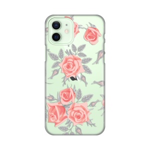 Силиконовый чехол с принтом для iPhone 12 6.1 "Элегантные розы"