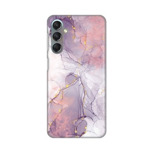Силиконовый чехол с принтом для Samsung A245F Galaxy A24 4G, розовый мрамор