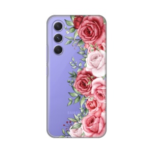Силиконовый чехол с принтом для Samsung A546B Galaxy A54 5G Wild Roses