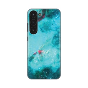 Силиконовый чехол с принтом для Samsung S911B Galaxy S23 Marbel Sky