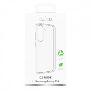 Силиконовый чехол PURO для Samsung S921B Galaxy S24 прозрачный - Img 2
