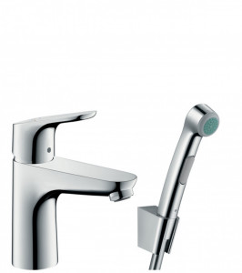 Смеситель для раковины с душем HANSGROHE FOCUS 100