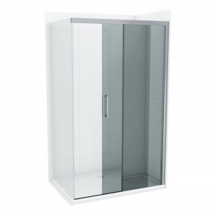 Стеклянный экран COPEN ALPHA 140x200см, стекло 8 мм, доводчик