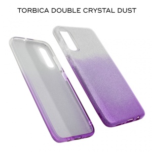 Чехол Double Crystal Dust для Huawei P40 Lite E, синий, серебристый - Img 2
