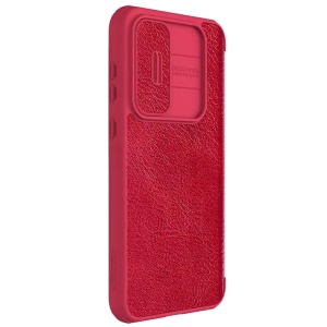 Чехол Nillkin Qin Pro для Samsung A556B Galaxy A55 5G, красный - Img 4
