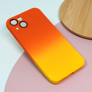 Чехол Rainbow Spring для iPhone 13 6.1, оранжевый, желтый