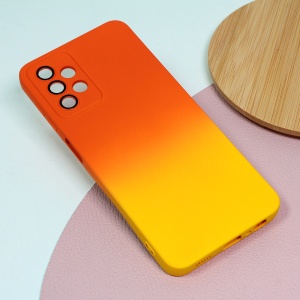 Чехол Rainbow Spring для Samsung A135F Galaxy A13 4G, оранжевый, желтый