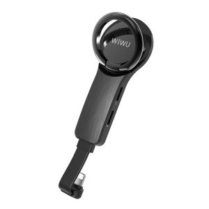 Adapter Wiwu za slusalice i punjenje iPhone lighting crni - Img 1