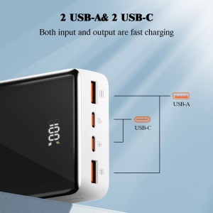 Back up baterija LDNIO PQ22 20000mah, 22.5W, crno bela - Img 3