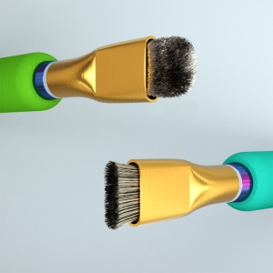 Cetkice za ciscenje MiJing Pad Clening Sideburns Brush 2kom / Box - Img 2