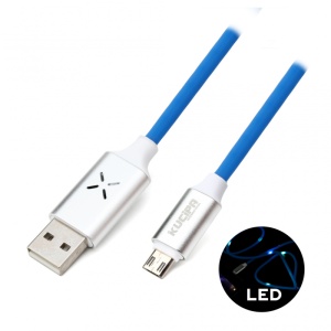 Data kabl KUCIPA K257 micro USB 1m plavi - Img 1